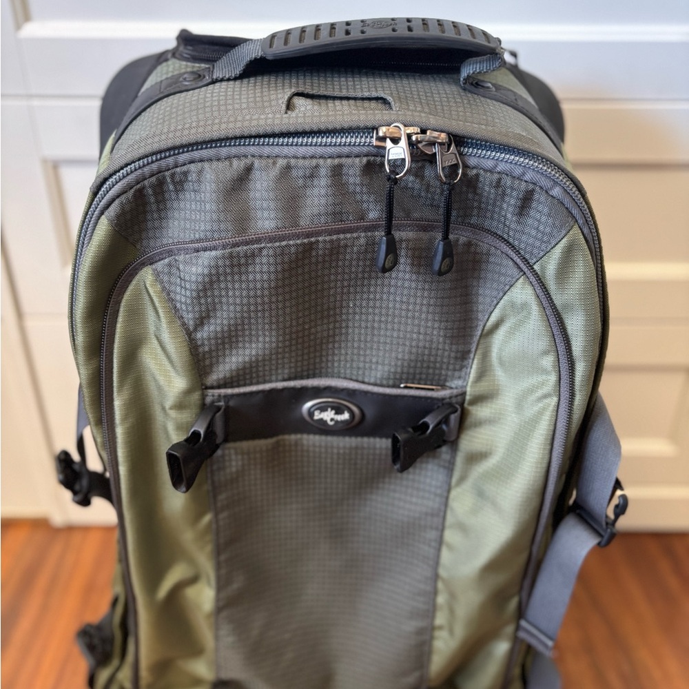 Eagle Creek Olive and Charcoal Travel Backpack - Picture 3 of 10
